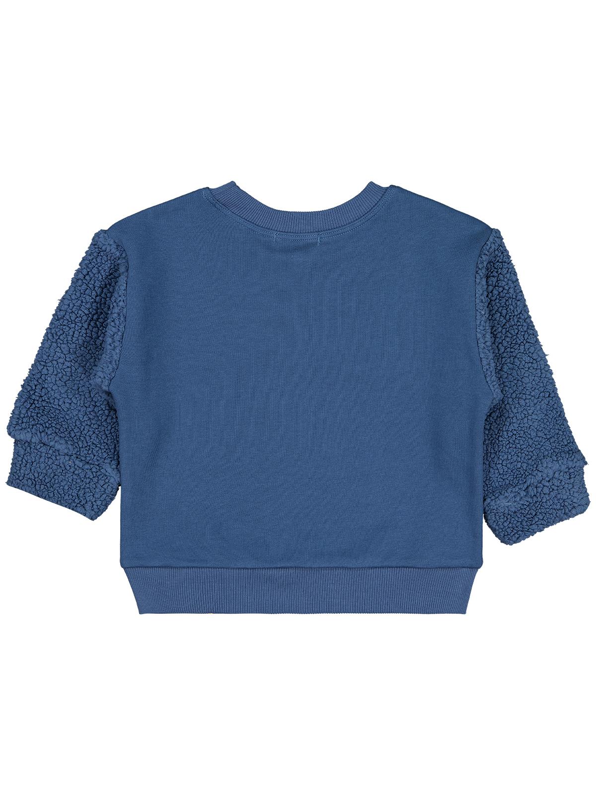 Civil Erkek Çocuk Dadys Boy Baskılı Sweatshirt | 3 İp Uzun Kol | Okul Kreş ve Günlük Kullanım - Mavi