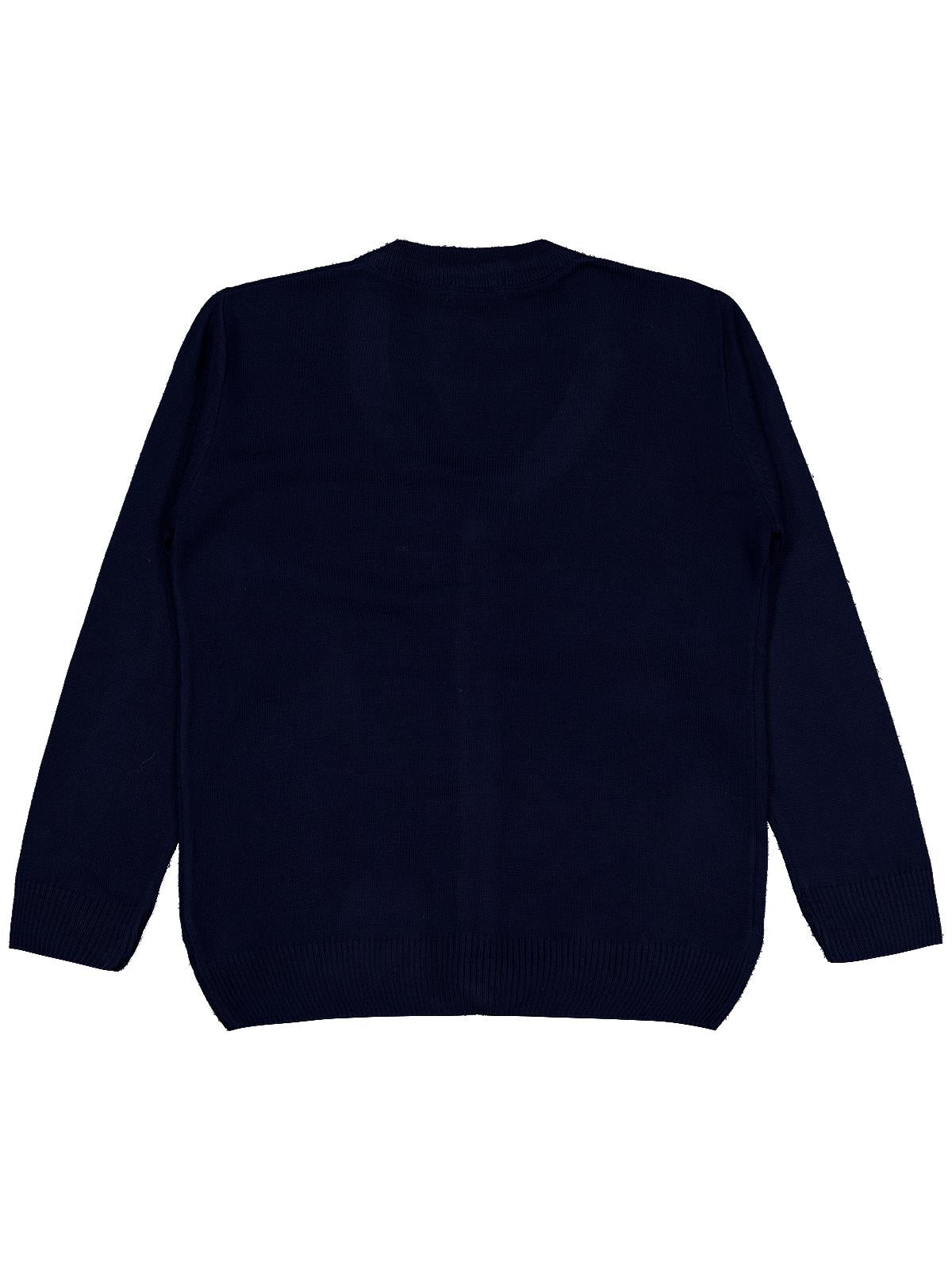 Civil Boys Basic Triko 6-9 Yaş Hırka - Lacivert