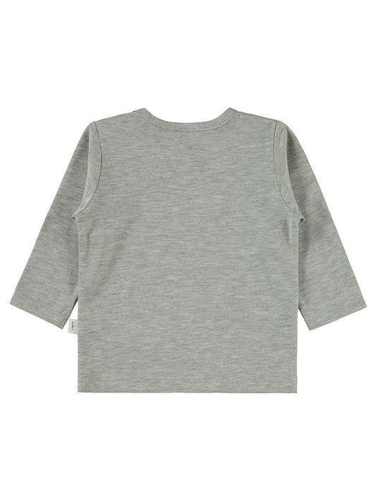 Civil Baby Kalp Taçlı 6-18 Ay Sweatshirt - Gri