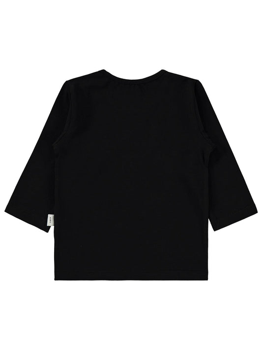 Civil Baby Taç Kalp Baskılı 6-18 Ay Sweatshirt - Siyah