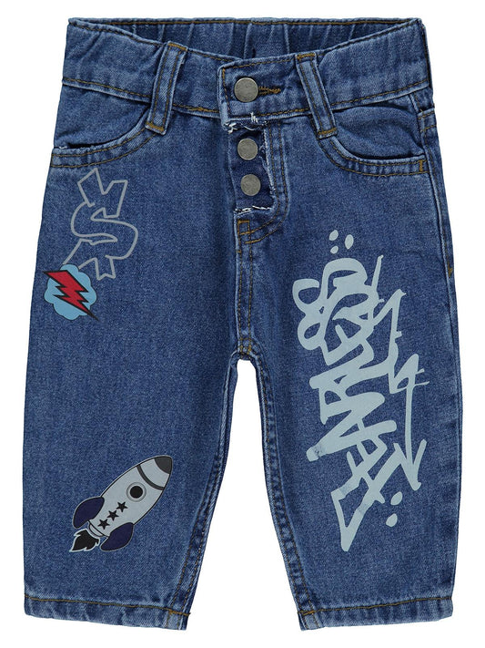 Civil Baby Skate Baggy 6-18 Ay Pantolon - Mavi