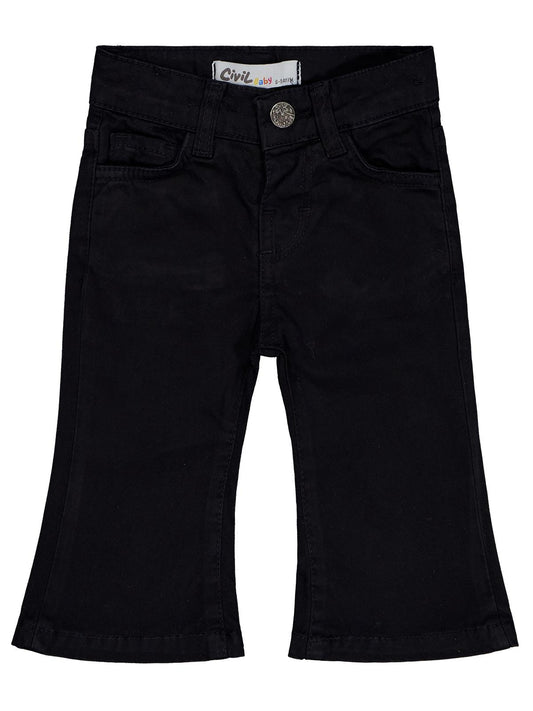 Civil Baby Flara Fit 6-18 Ay Pantolon - Siyah
