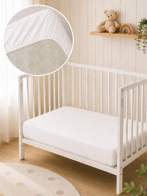 Aras Bebe Lastikli Bebek Çarşafı 70x110 - Beyaz