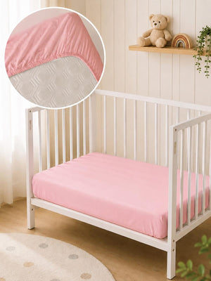 Aras Bebe Lastikli Bebek Çarşafı 70x120 - Pembe