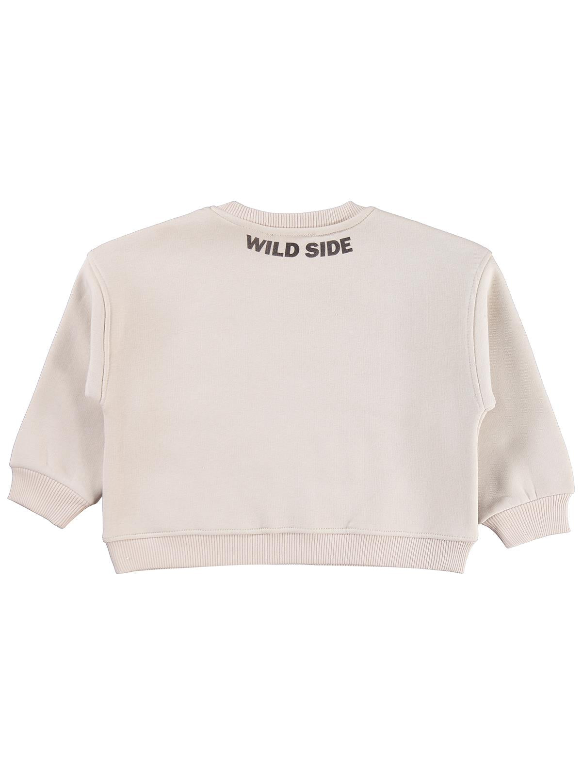 Civil Girls Papatya Nakışlı 2-5 Yaş Sweatshirt - Pembe
