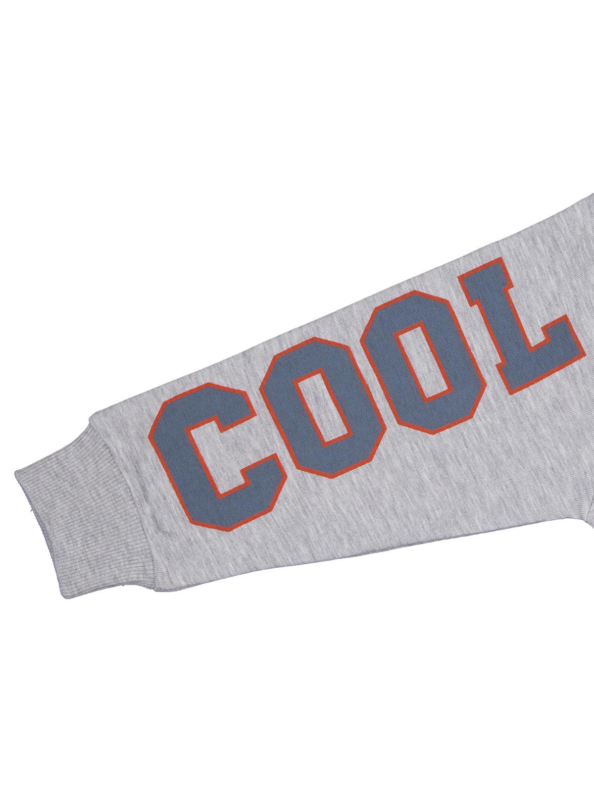 Civil Boys Erkek Çocuk Cool Team Baskılı Sweatshirt | 3 İp Uzun Kol | Okul Kreş ve Günlük Kullanım - Gri
