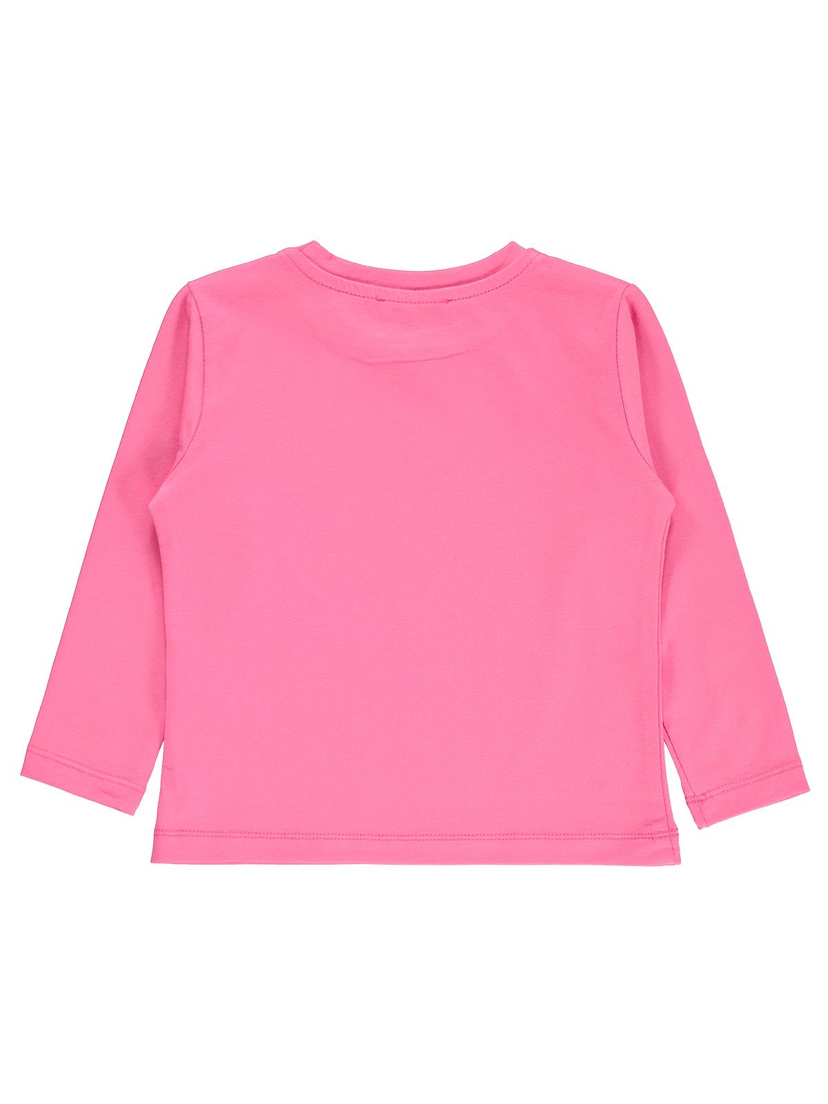 Civil Girls  Kız Çocuk Basic Sweatshirt | Likralı Süprem Uzun Kol | Okul Kreş ve Günlük Kullanım - Pembe