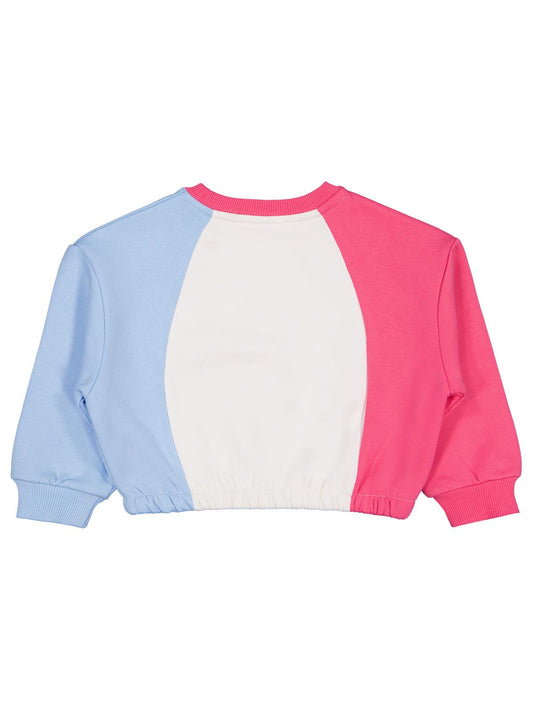 Civil Kız Çocuk Keep Growing Baskılı Sweatshirt | 3 İp Uzun Kol | Okul Kreş ve Günlük Kullanım - Ekru