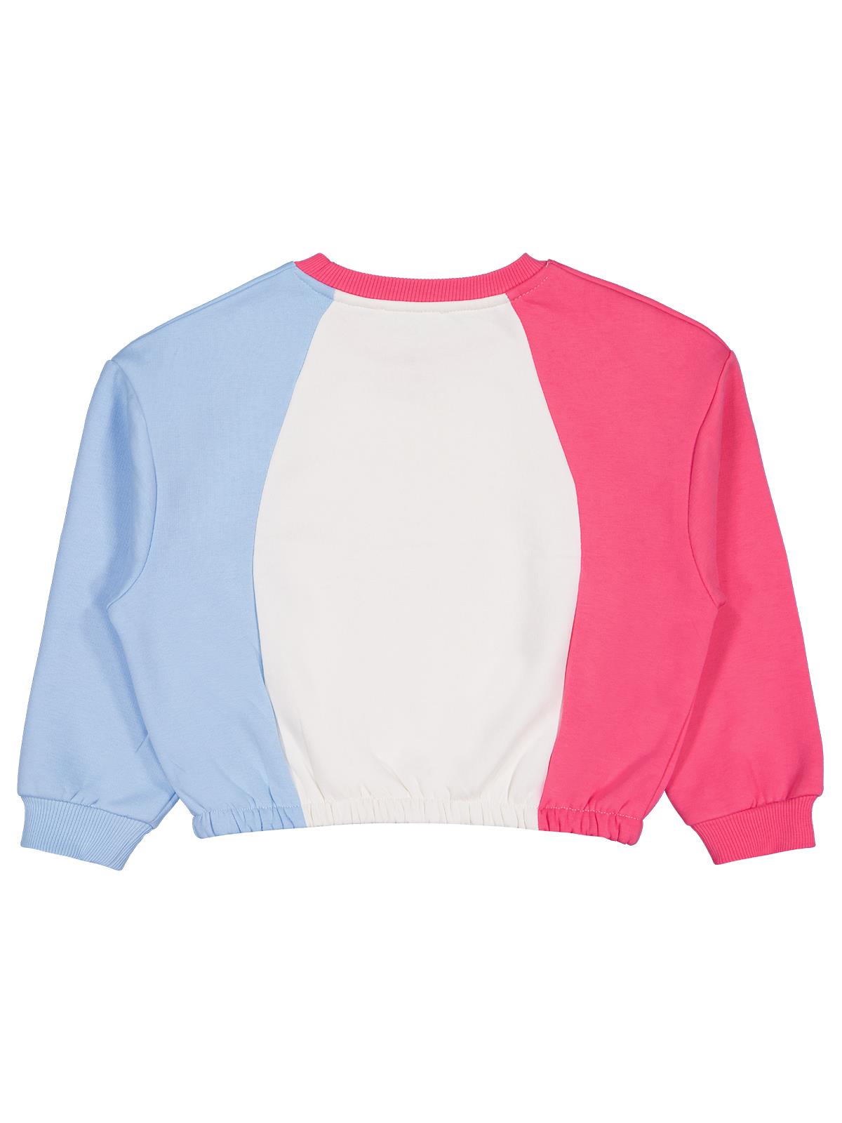 Civil Kız Çocuk Keep Growing Baskılı Sweatshirt | 3 İp Uzun Kol | Okul Kreş ve Günlük Kullanım - Ekru