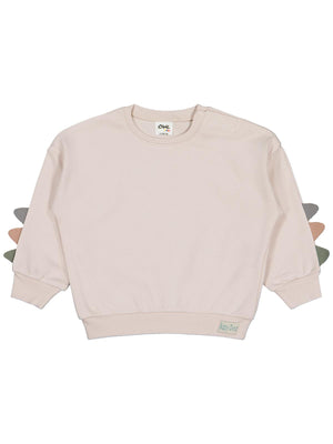 Civil Baby Kol Aplikeli 6-18 Ay Sweatshirt - Bej