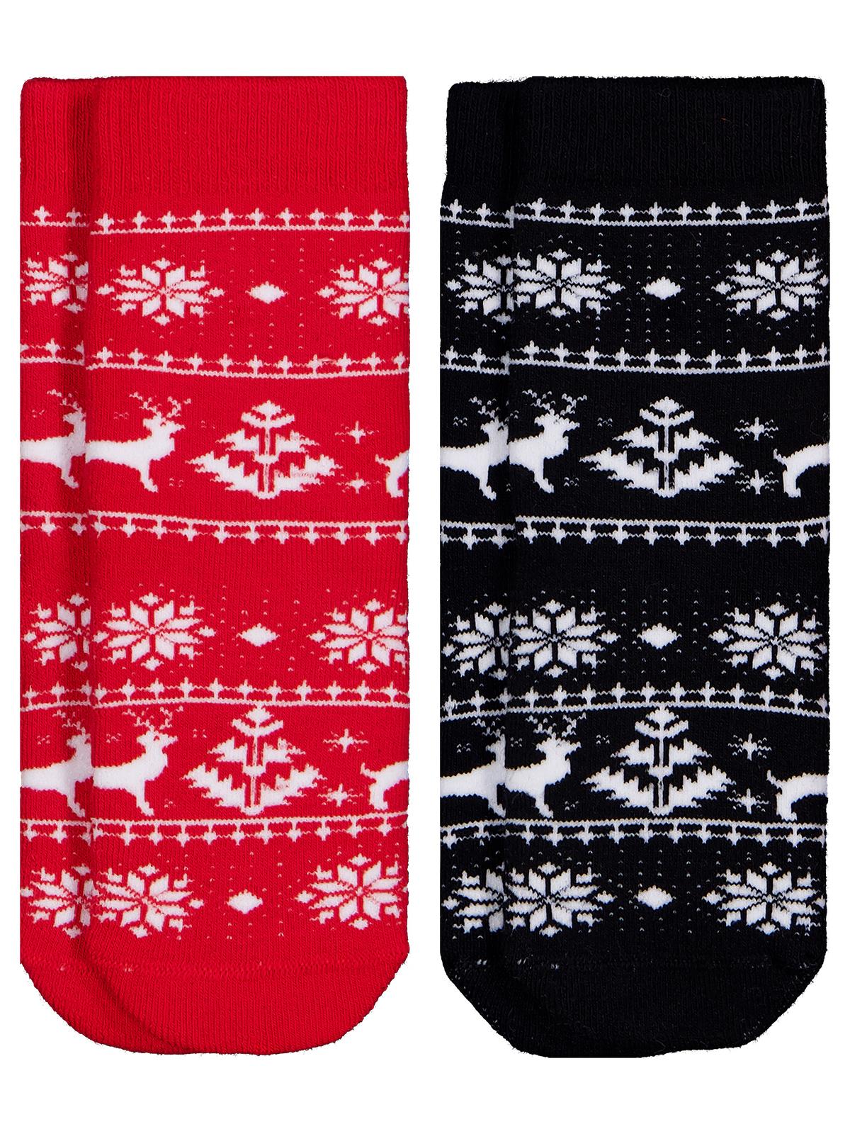 Civil Girls Snow Deer Havlu  2'li 3-11 Yaş Kız Soket Çorap