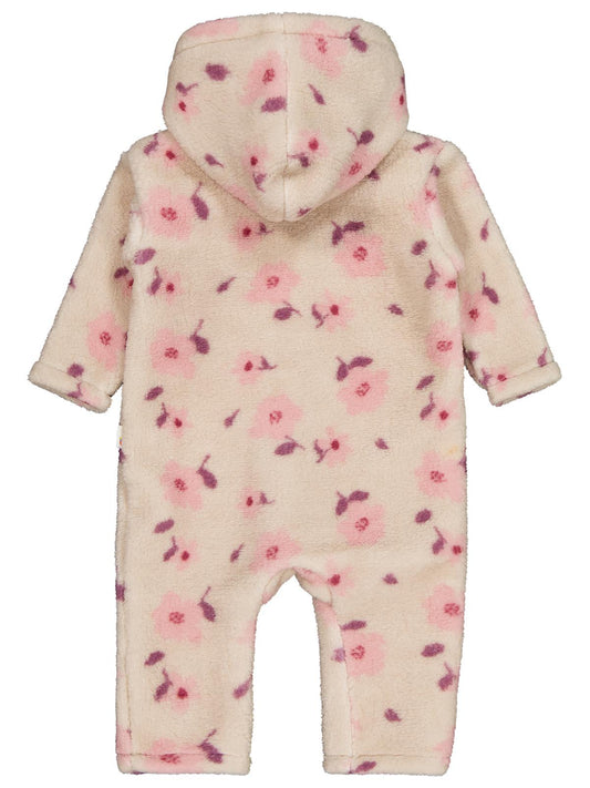 Civil Baby Çiçek Baskılı 6-18 Ay Tulum - Bej