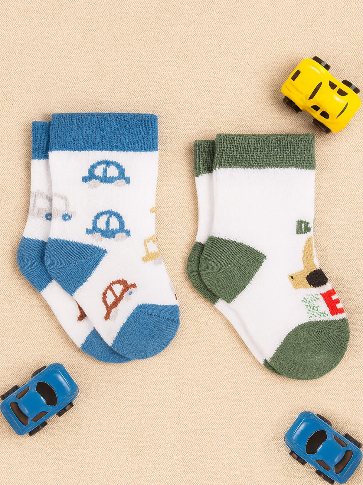 Civil Baby Beep Havlu 6-18 Ay 2'li Bebek Erk Çorap Set