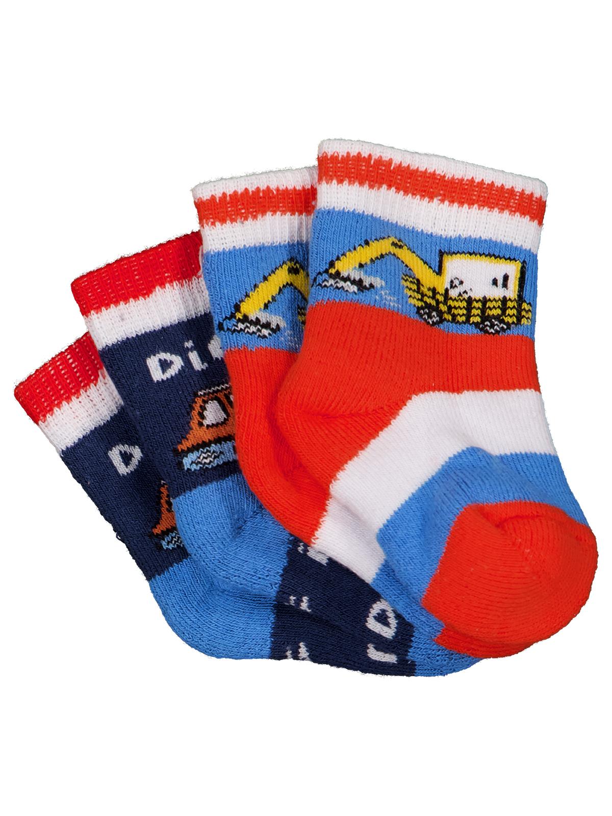 Civil Baby İş Makinesi Havlu 6-18 Ay 2'li Bebek Erkek Çorap Set