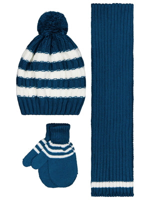 Civil Baby 6-18 Ay Atkı Bere Eldiven Set - Yeşil