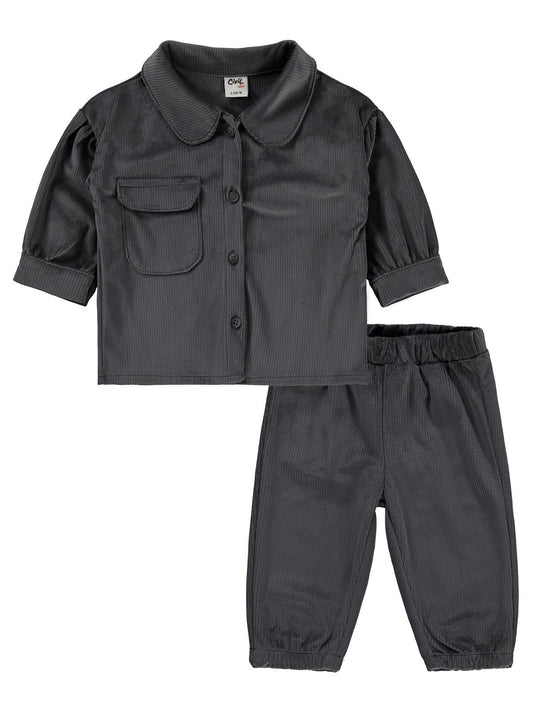 Civil Baby Cepli 6-18 Ay Takım - Gri
