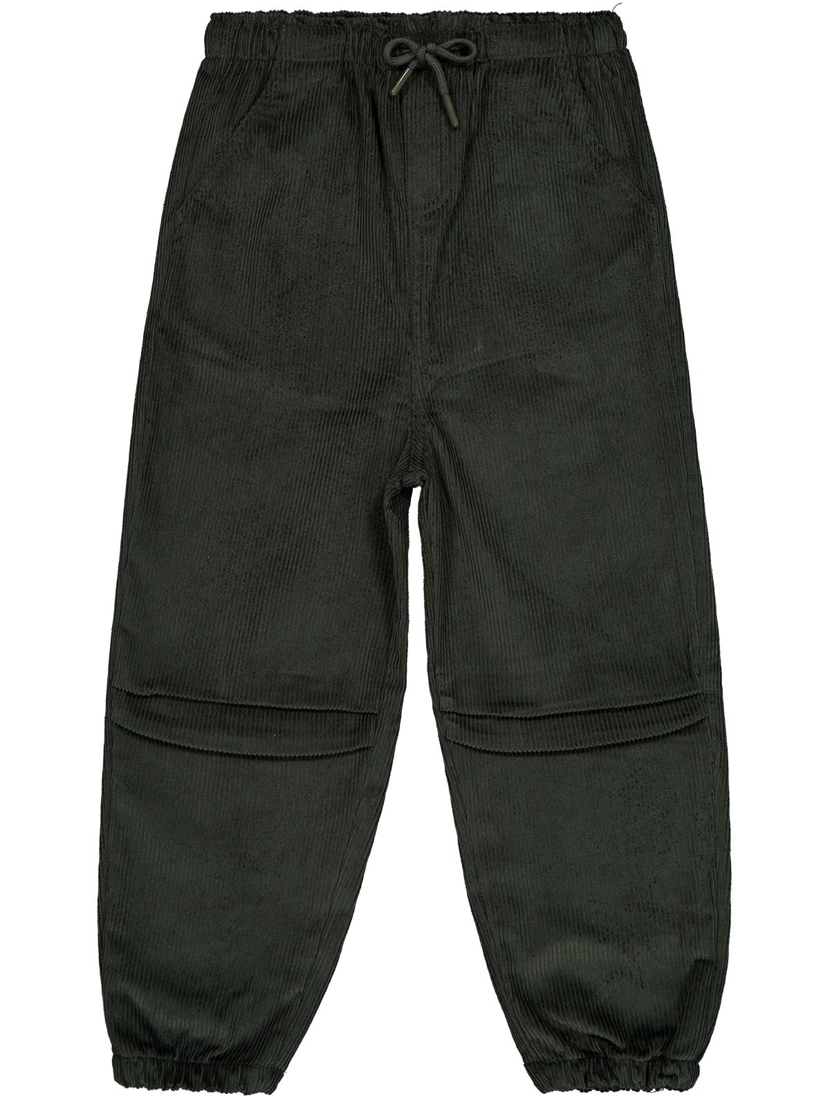 Civil Boys Bağcıklı Joger Kadife 6-9 Yaş Pantolon - Haki