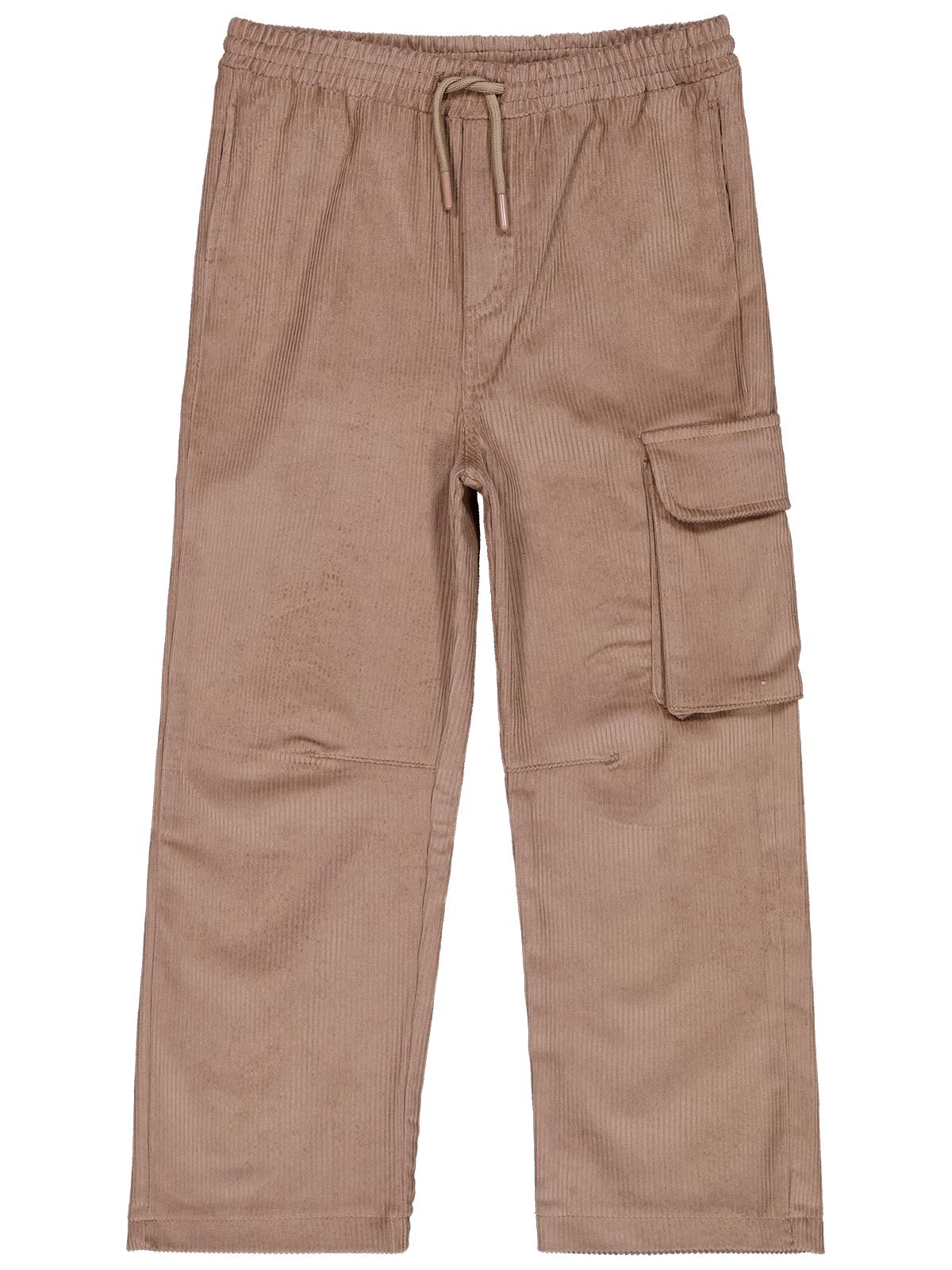 Civil Boys Kargo Cepli Kadife 10-13 Yaş Pantolon - Bej