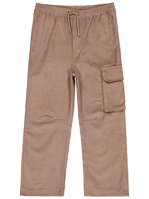 Civil Boys Kargo Cepli Kadife 10-13 Yaş Pantolon - Bej