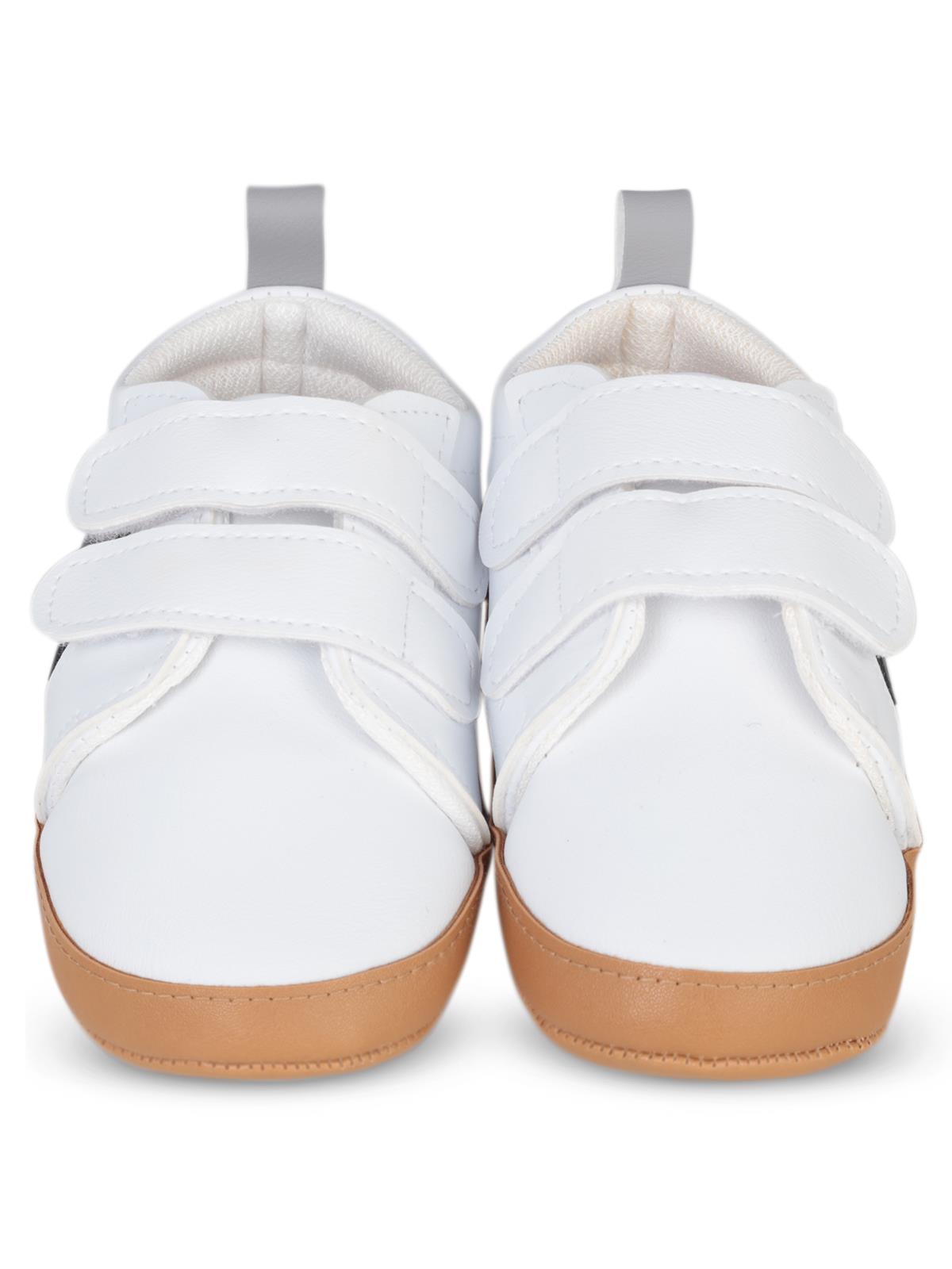 Civil Baby Cırtlı 19-21 Numara İlkadım Ayakkabı - Beyaz