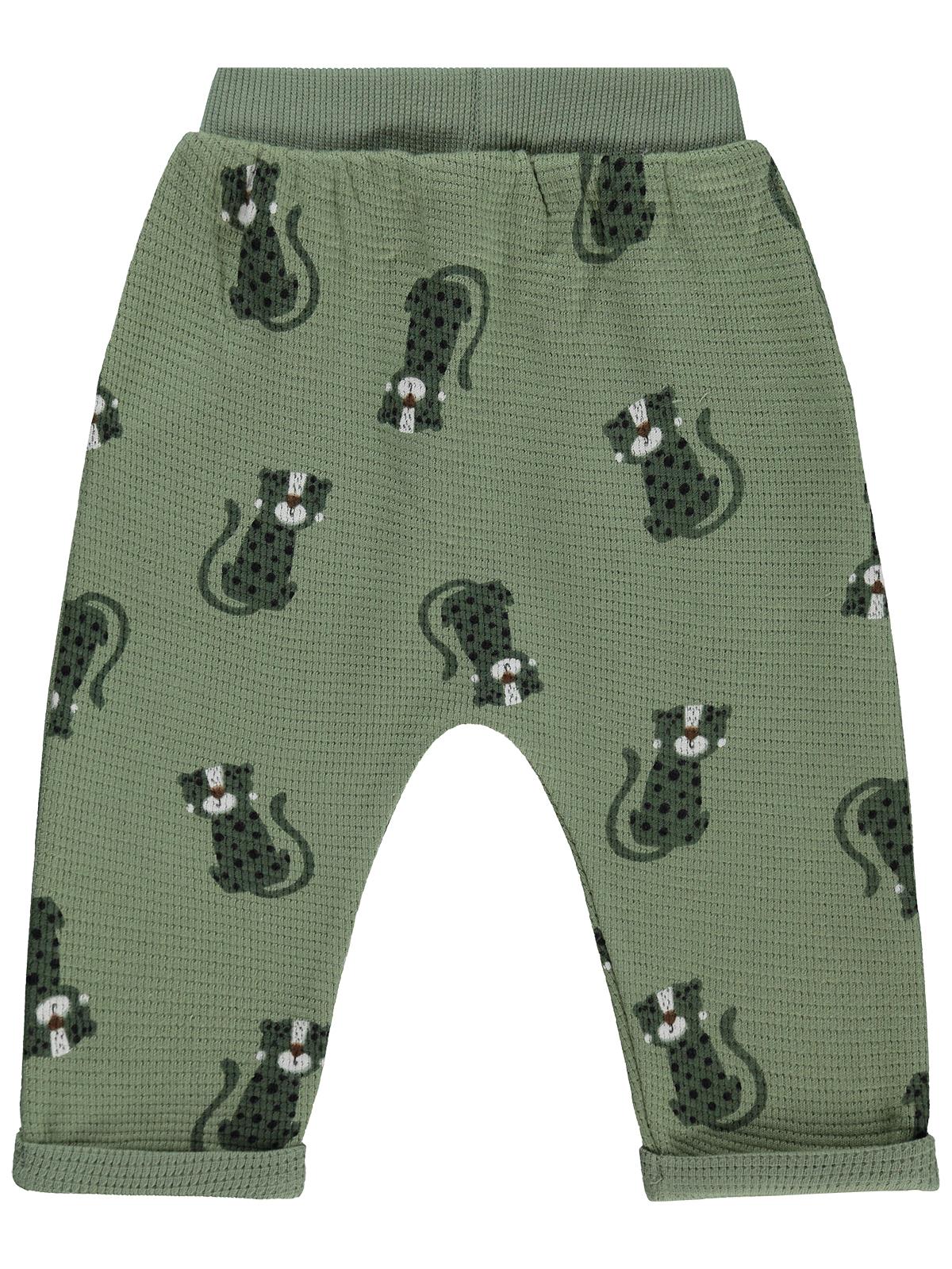 Civil Baby Cute Tiger Baskılı 6-18 Ay Eşofman Altı - Haki