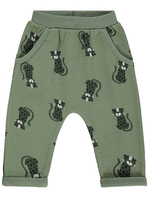 Civil Baby Cute Tiger Baskılı 6-18 Ay Eşofman Altı - Haki