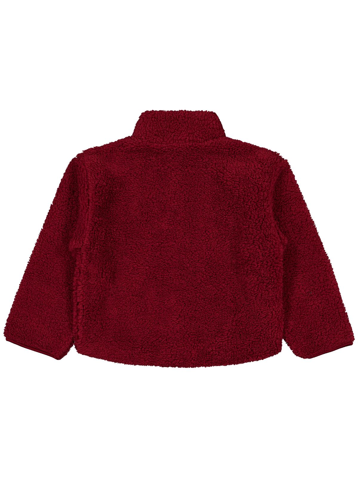 Civil Boys Biyeli Yarım Fermuarlı 10-13 Yaş Sweatshirt - Bordo