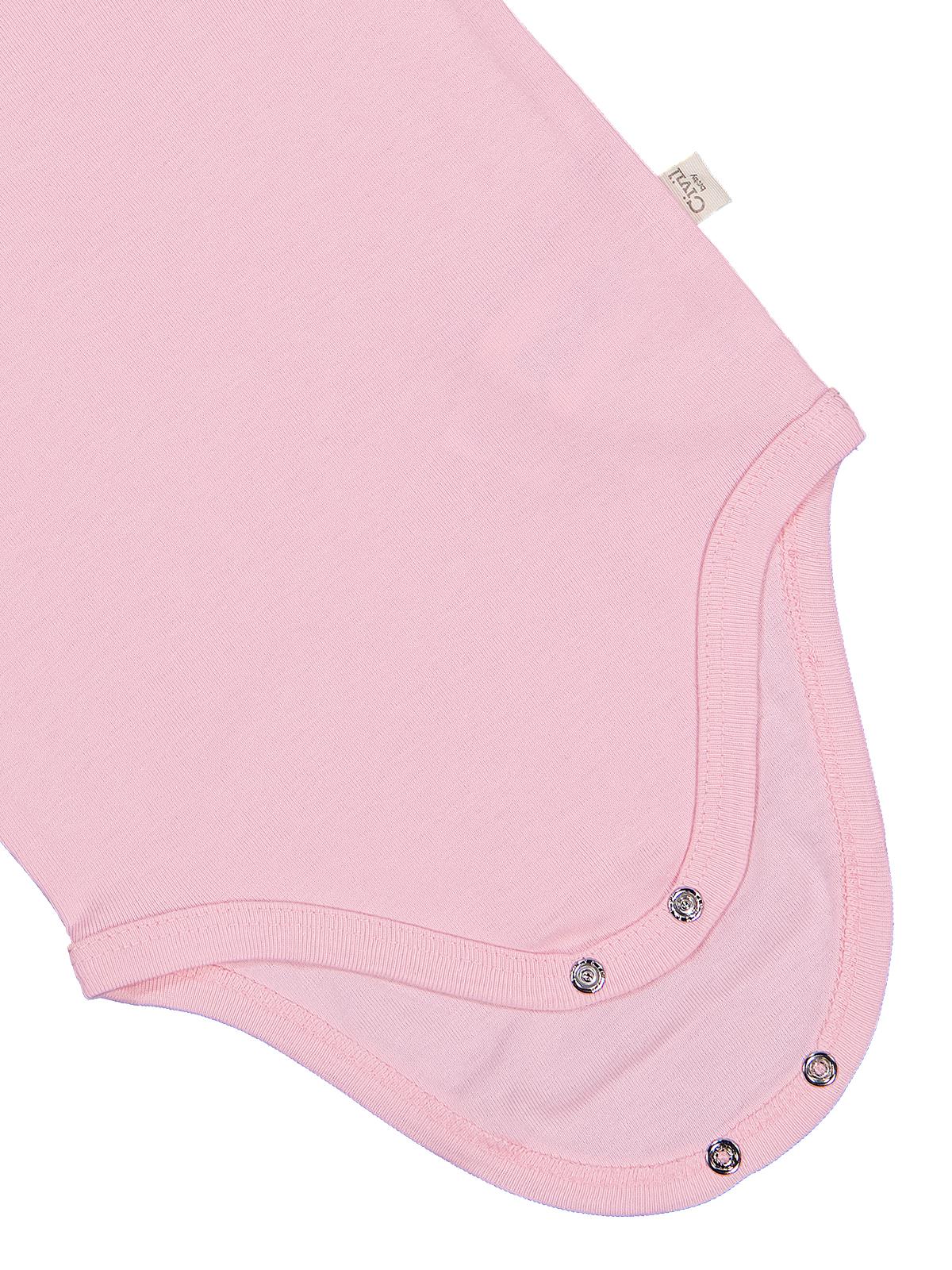 Civil Baby Düz Renkli Kısa Kol 1-3 Yaş Çıtçıtlı Badi - Mavi