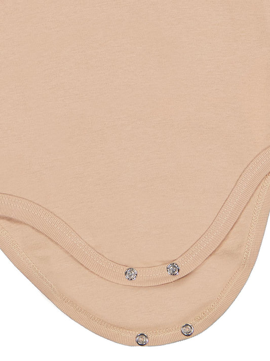 Civil Baby Düz Renkli Uzun Kol 12-36 Ay Çıtçıtlı Badi - Kahverengi
