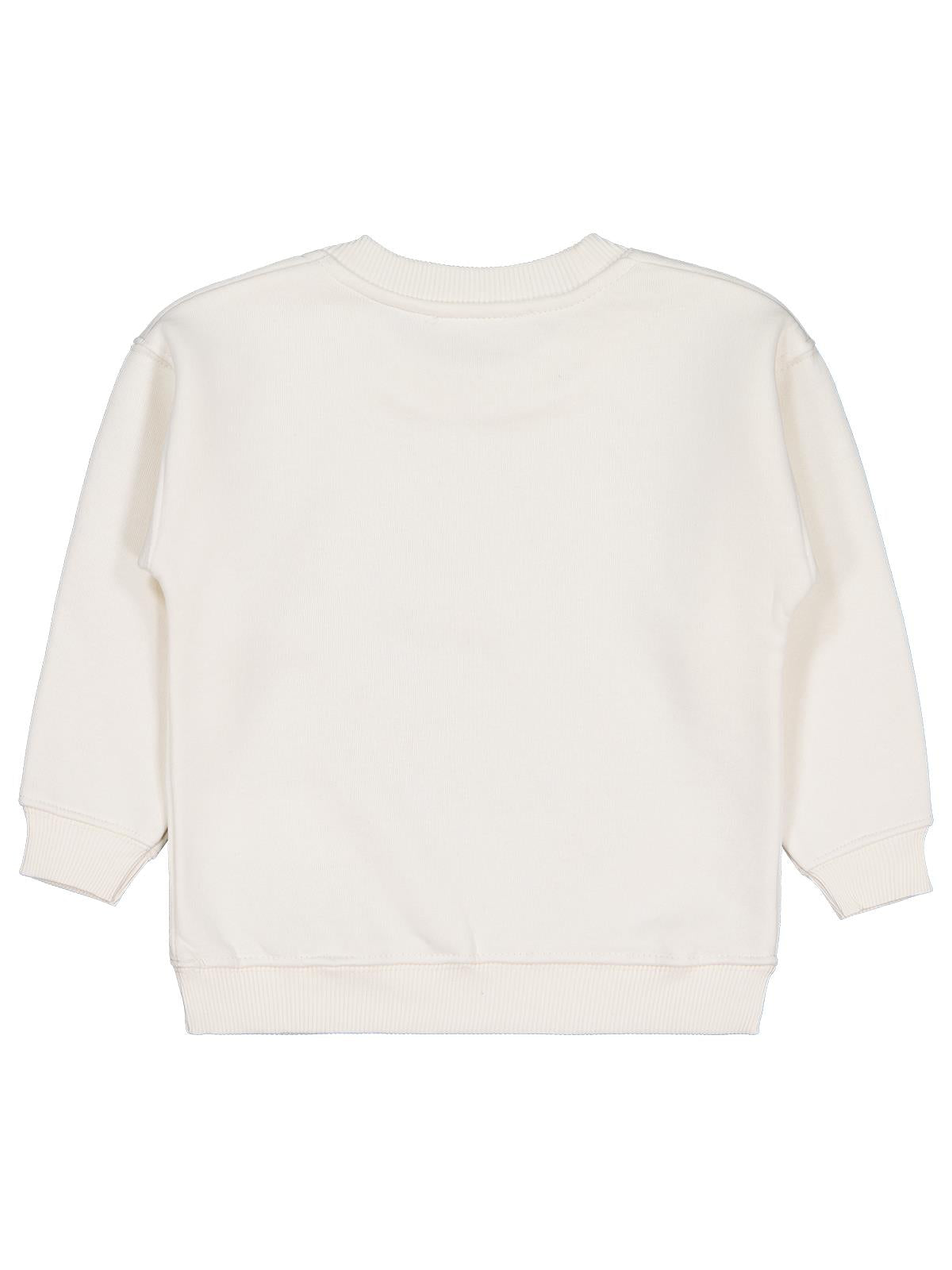 Civil Girls Leopar Baskılı 2-5 Yaş Sweatshirt - Gri