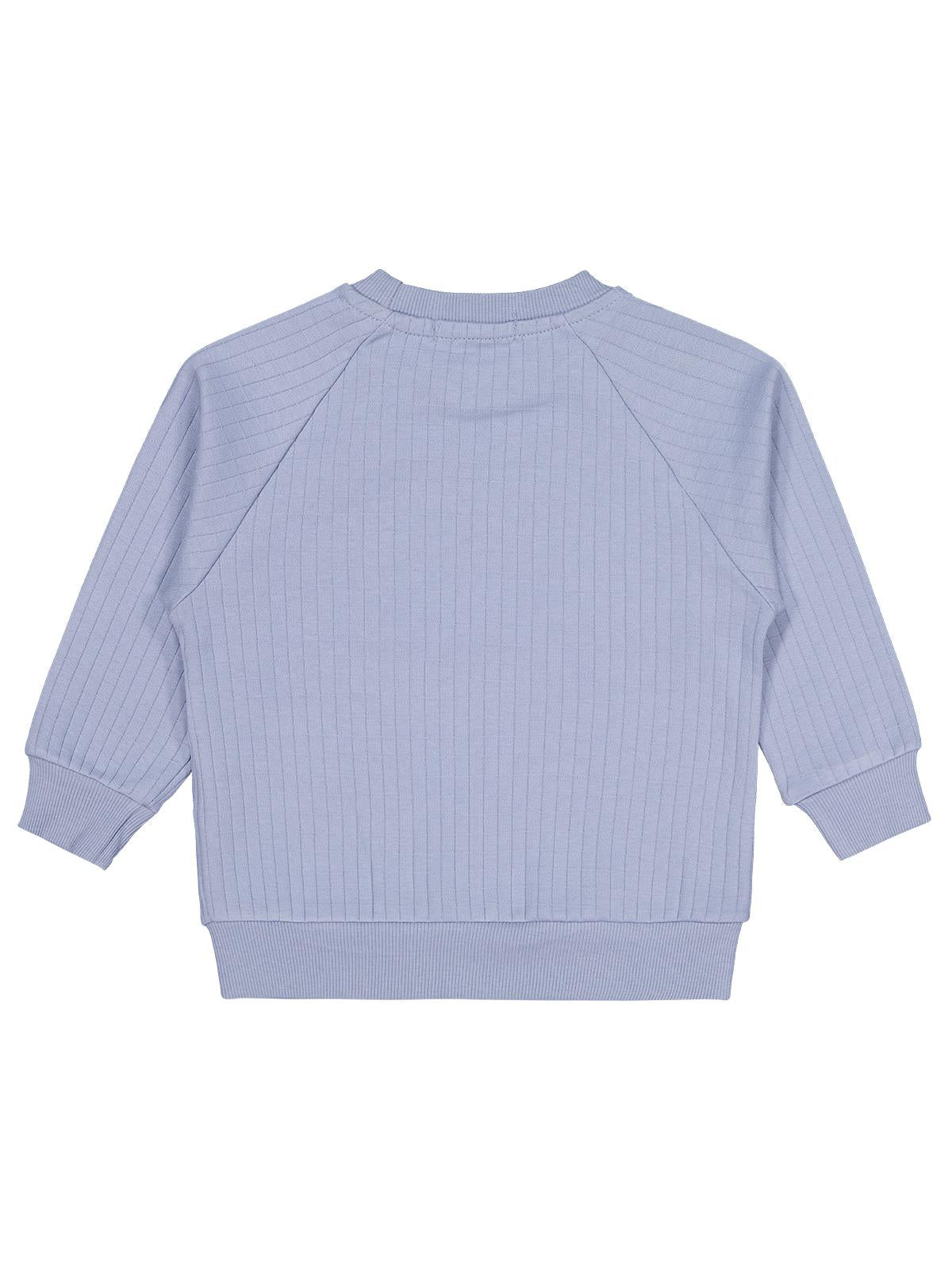 Civil Boys Süs Düğmeli 2-5 Yaş Sweatshirt - Mavi