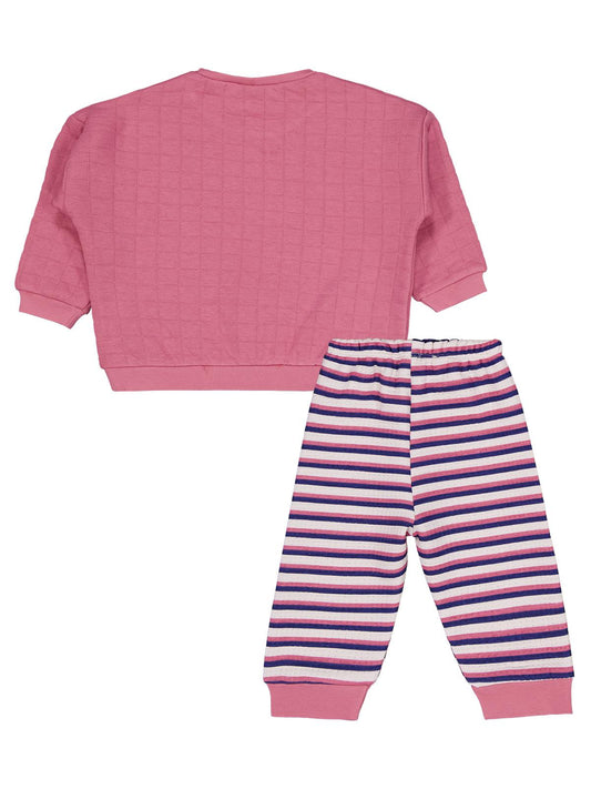 Civil Baby Cutıe Nakışlı 6-18 Ay Takım - Pembe
