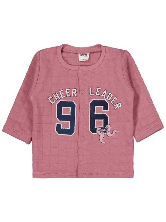 Civil Baby 96 Nakışlı 1-9 Ay Pijama Takımı - Pembe