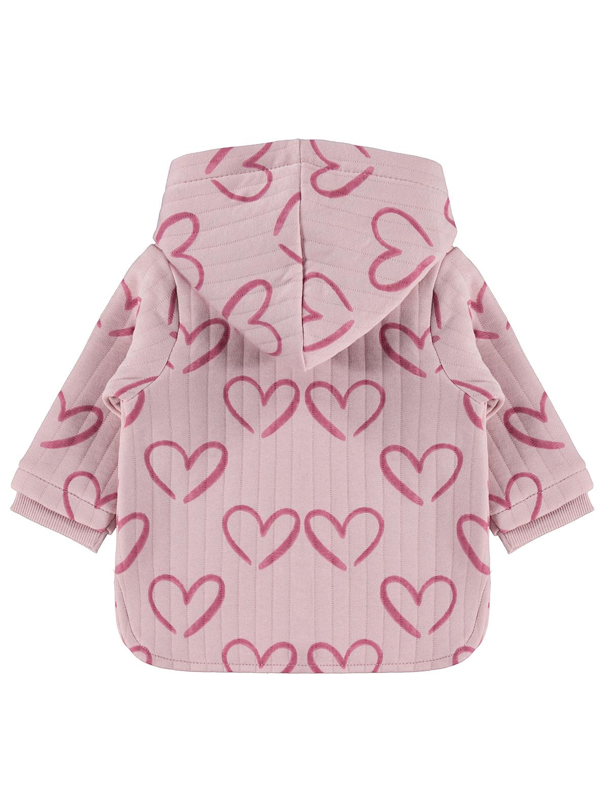 Civil Baby Kalp Empirme 6-18 Ay Hırka - Pembe