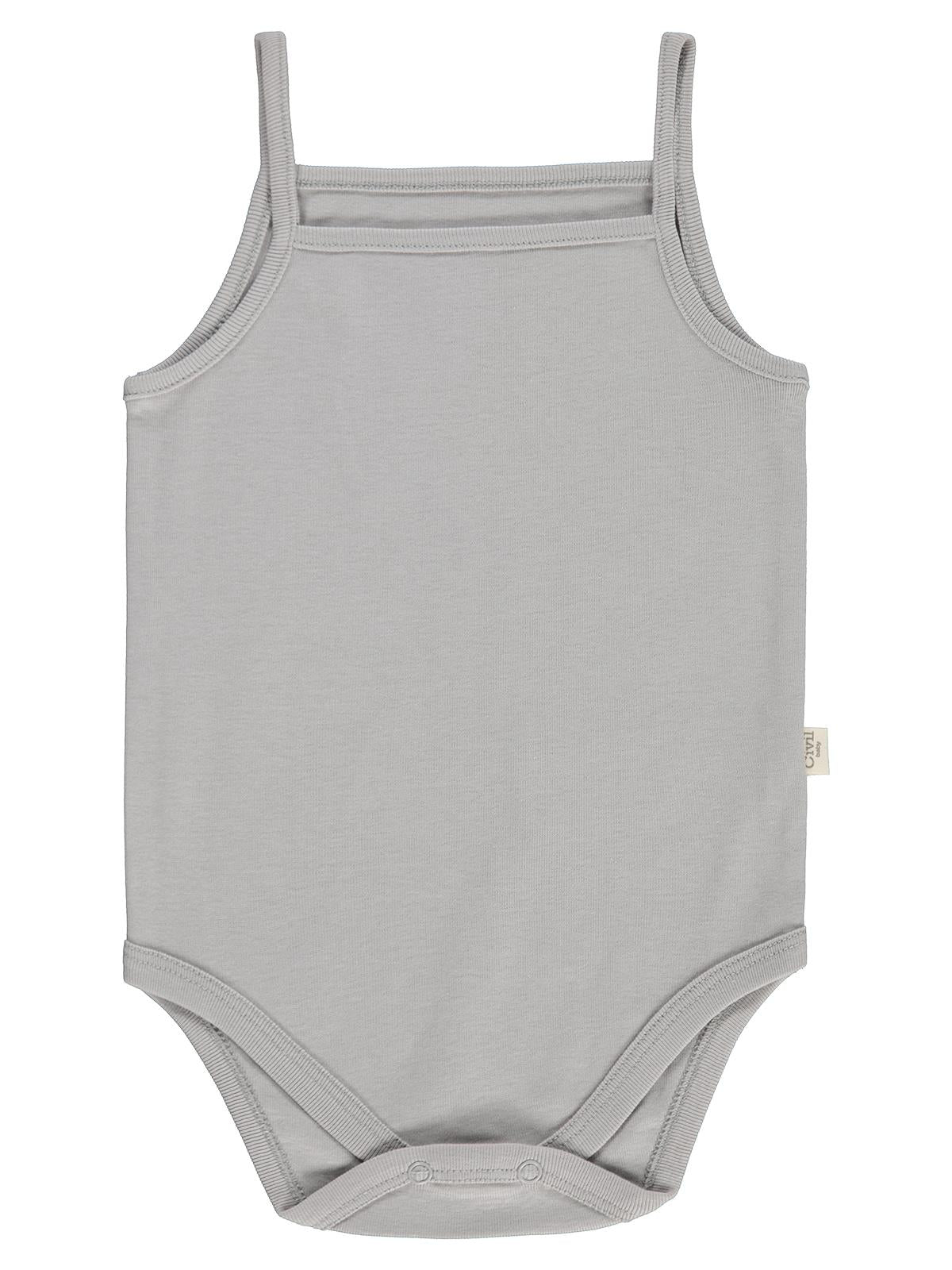 Civil Baby 5 li Basıc İp Askılı 0-36 Ay Çıtçıtlı Badi - Pembe