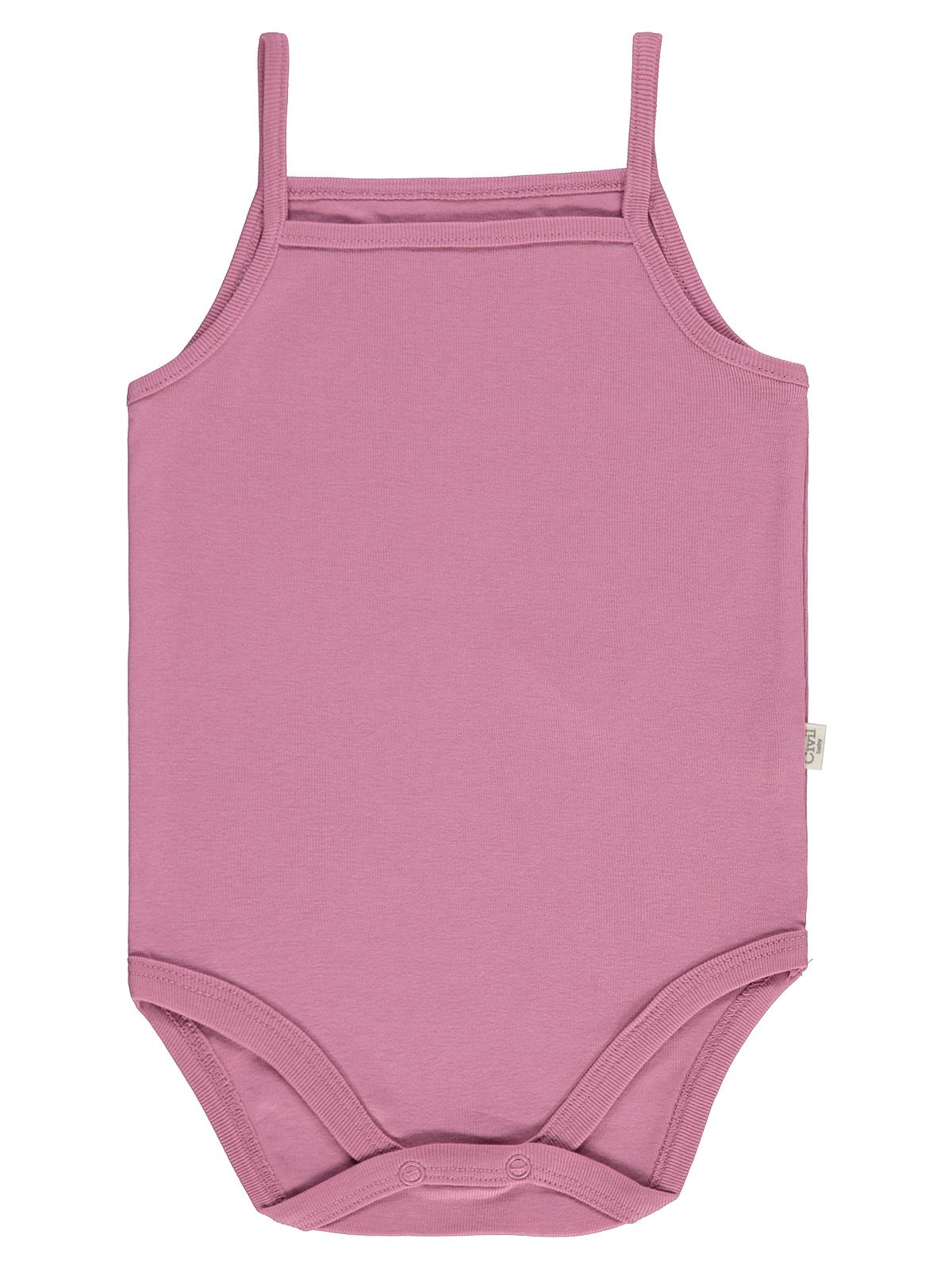 Civil Baby 5 li Basıc İp Askılı 0-36 Ay Çıtçıtlı Badi - Pembe