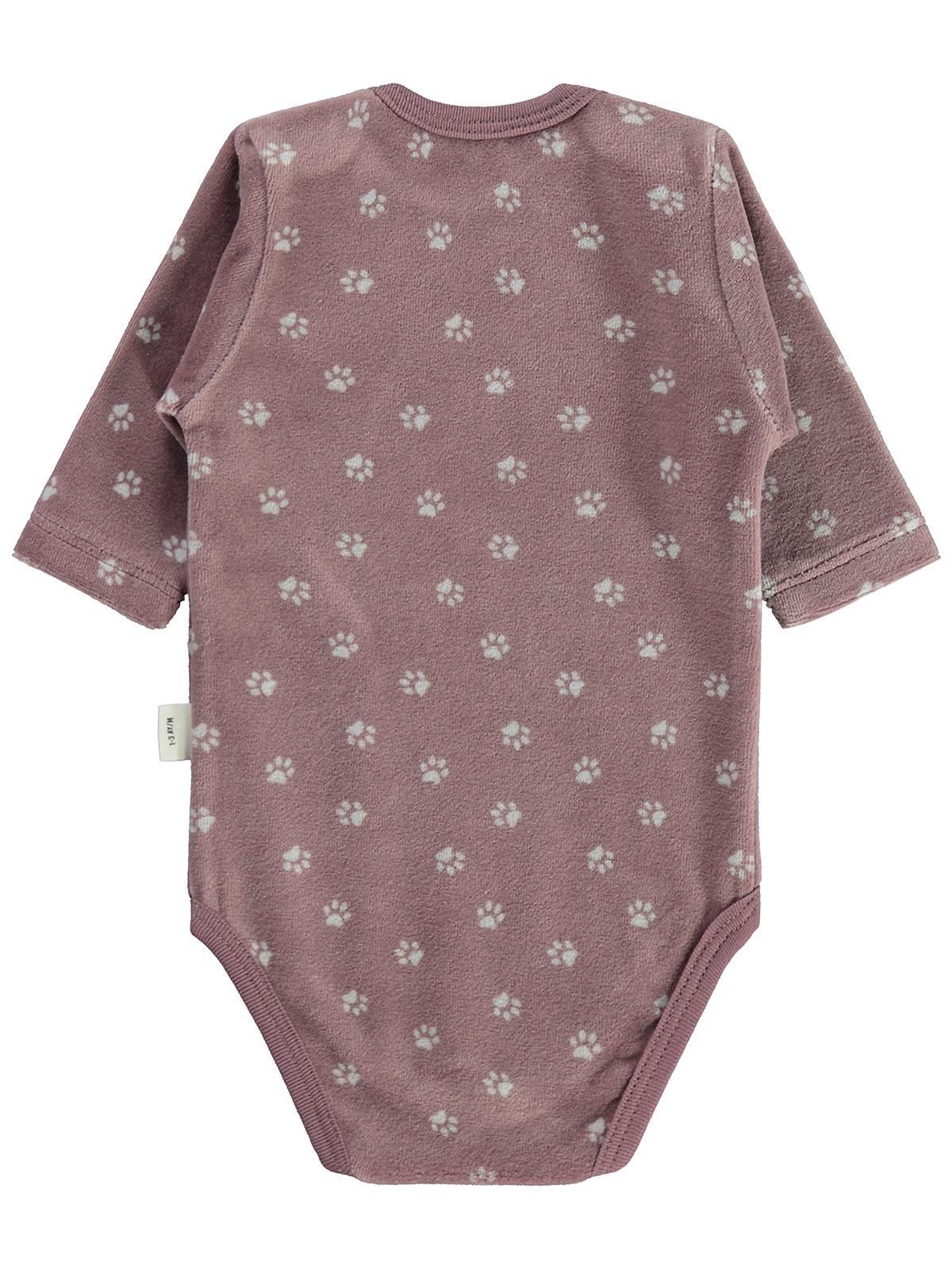 Civil Baby Mini Pati Empirme 1-18 Ay Çıtçıtlı Badi - Kahve