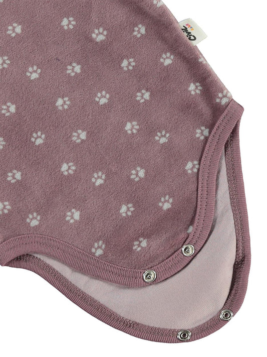 Civil Baby Mini Pati Empirme 1-18 Ay Çıtçıtlı Badi - Kahve
