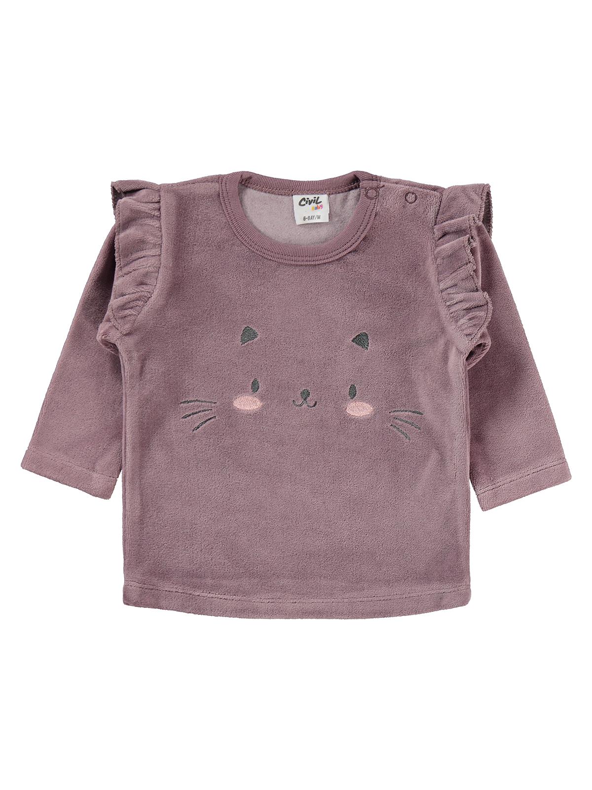 Civil Baby Süs Etiketli 6-18 Ay Takım - Kahve