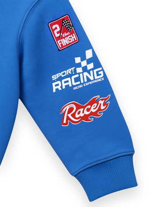 Civil Erkek Çocuk Super 92 Baskılı Sweatshirt | 3 İp Uzun Kol | Okul Kreş ve Günlük Kullanım - Mavi