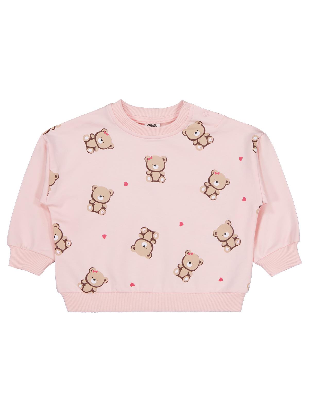 Civil Baby Ayıcık Baskılı 3'lü Set 6-18 Ay Sweatshirt