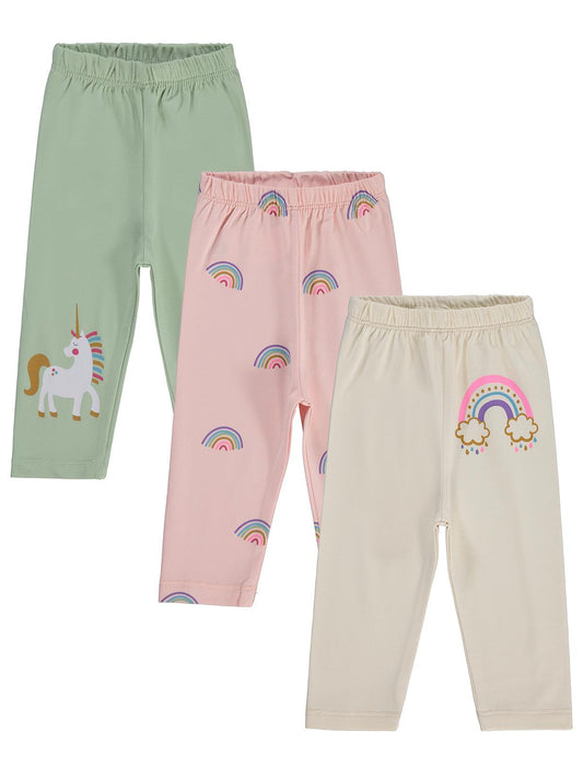 Civil Baby Unicorn Baskılı 3'lü Set 6-18 Ay Tayt