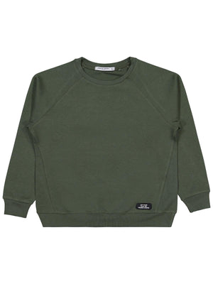Pierre Cardin Armalı Sweatshirt | Çelik İnterlok Uzun Kol | Okul Kreş ve Günlük Kullanım - Haki