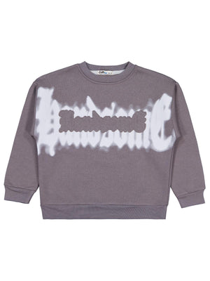 Civil Boys Banosome Baskılı 6-9 Yaş Sweatshirt - Gri