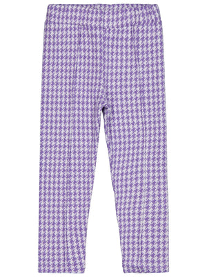 Civil Girls Kazayağı Desen 10-13 Yaş Tayt - Lila
