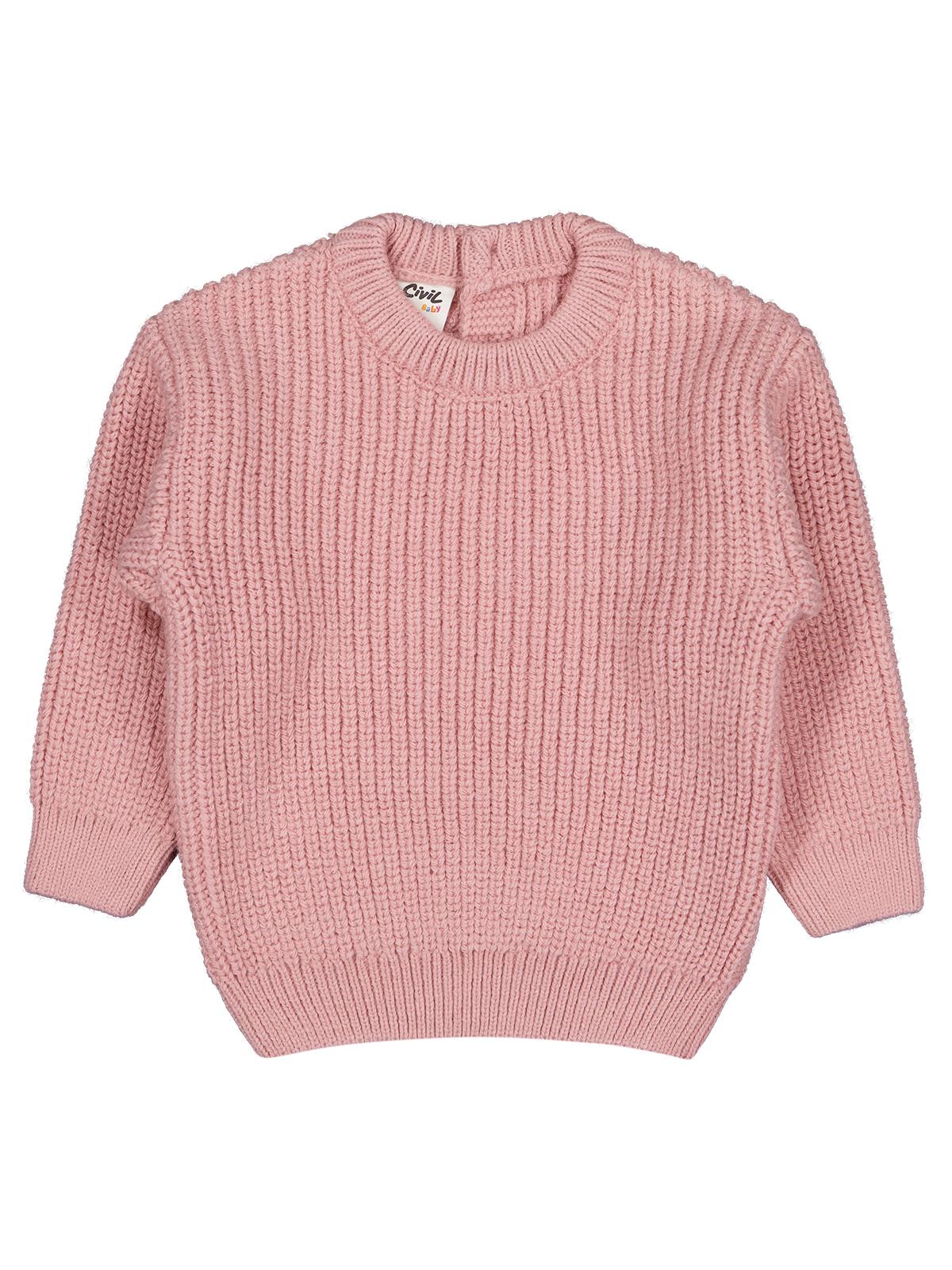Civil Baby Basic Triko 6-18 Ay Kazak - Pembe