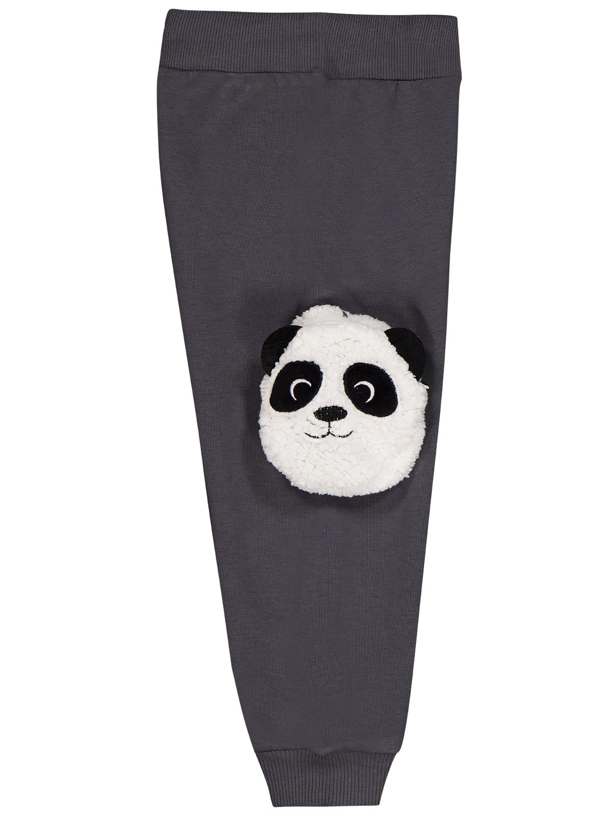 Civil Boys Panda Cepli 2-5 Yaş Eşofman Altı - Gri