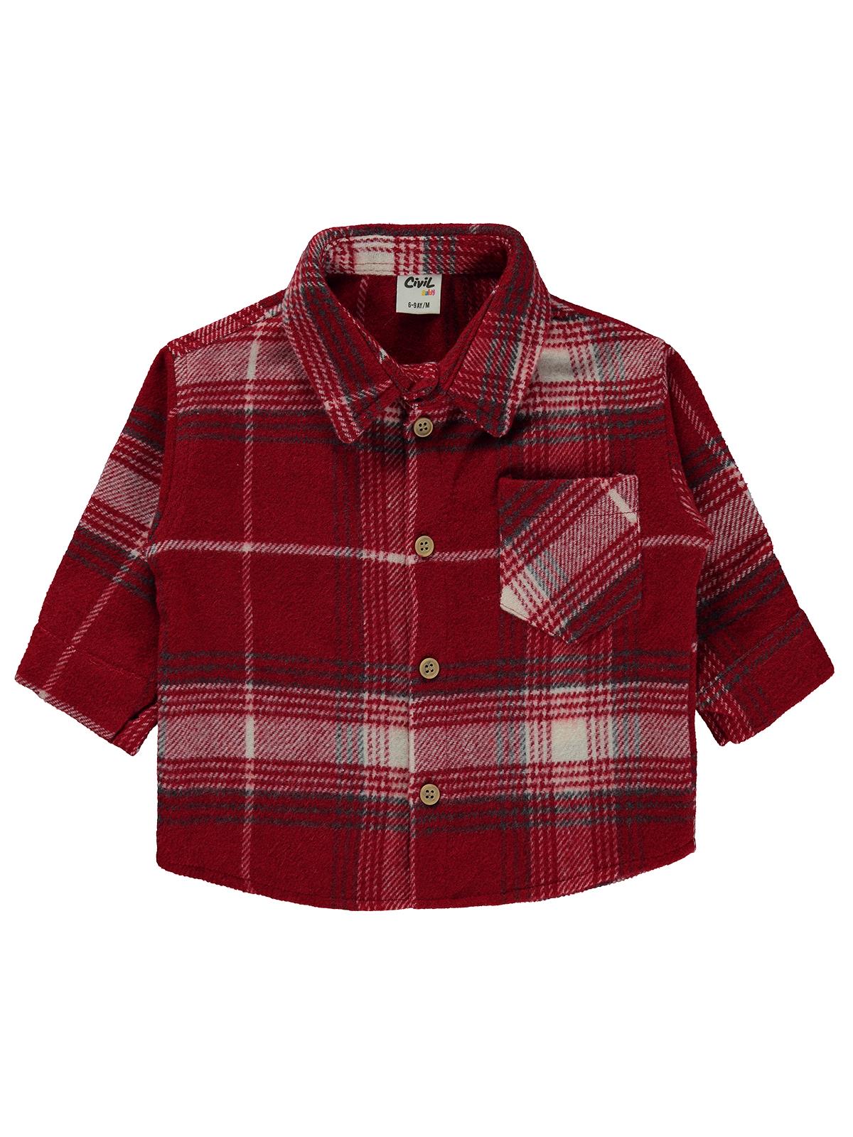 Civil Baby Oduncu 6-18 Ay Gömlek - Yeşil