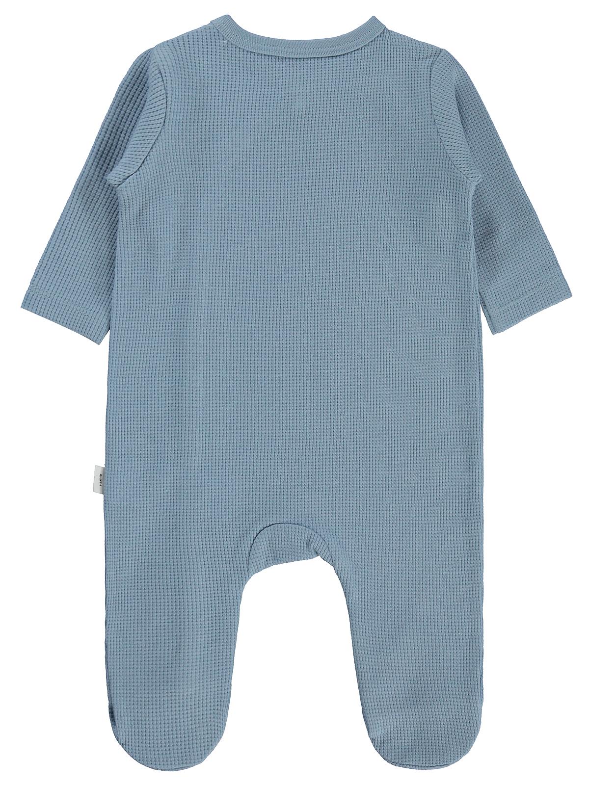 Civil Baby Roketler Baskılı 1-9 AY Tulum - Mavi
