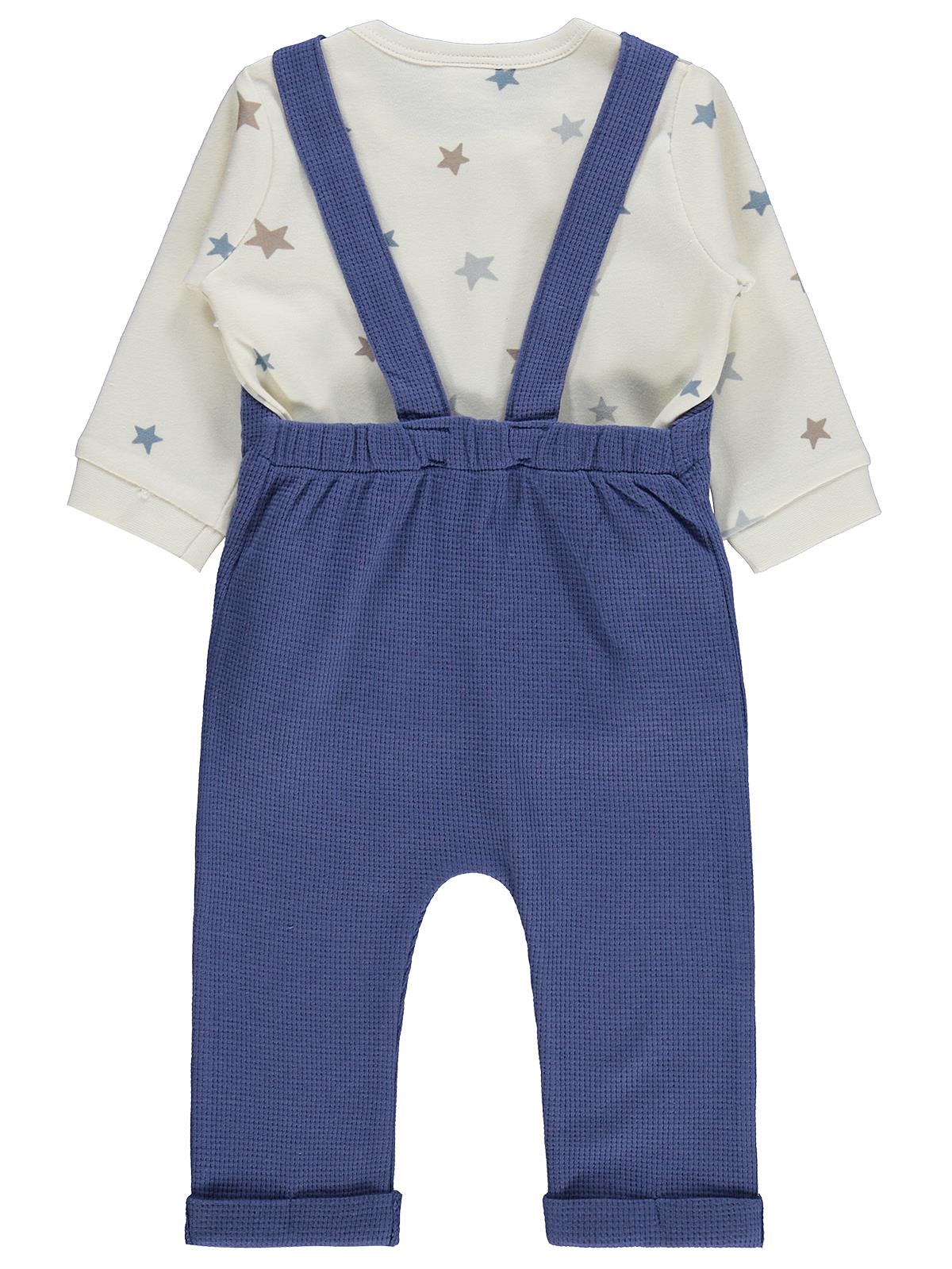 Civil Baby Gezegen Baskılı 6-18 Ay Slopet - Mavi